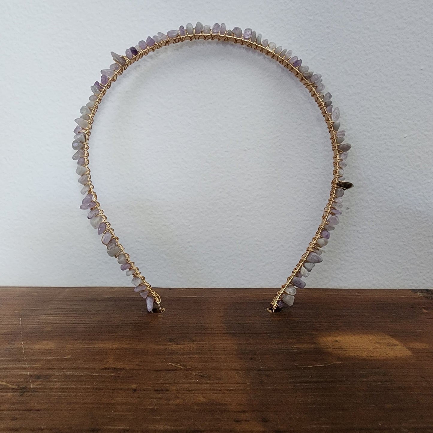 Lavender Amethyst Chip Headband