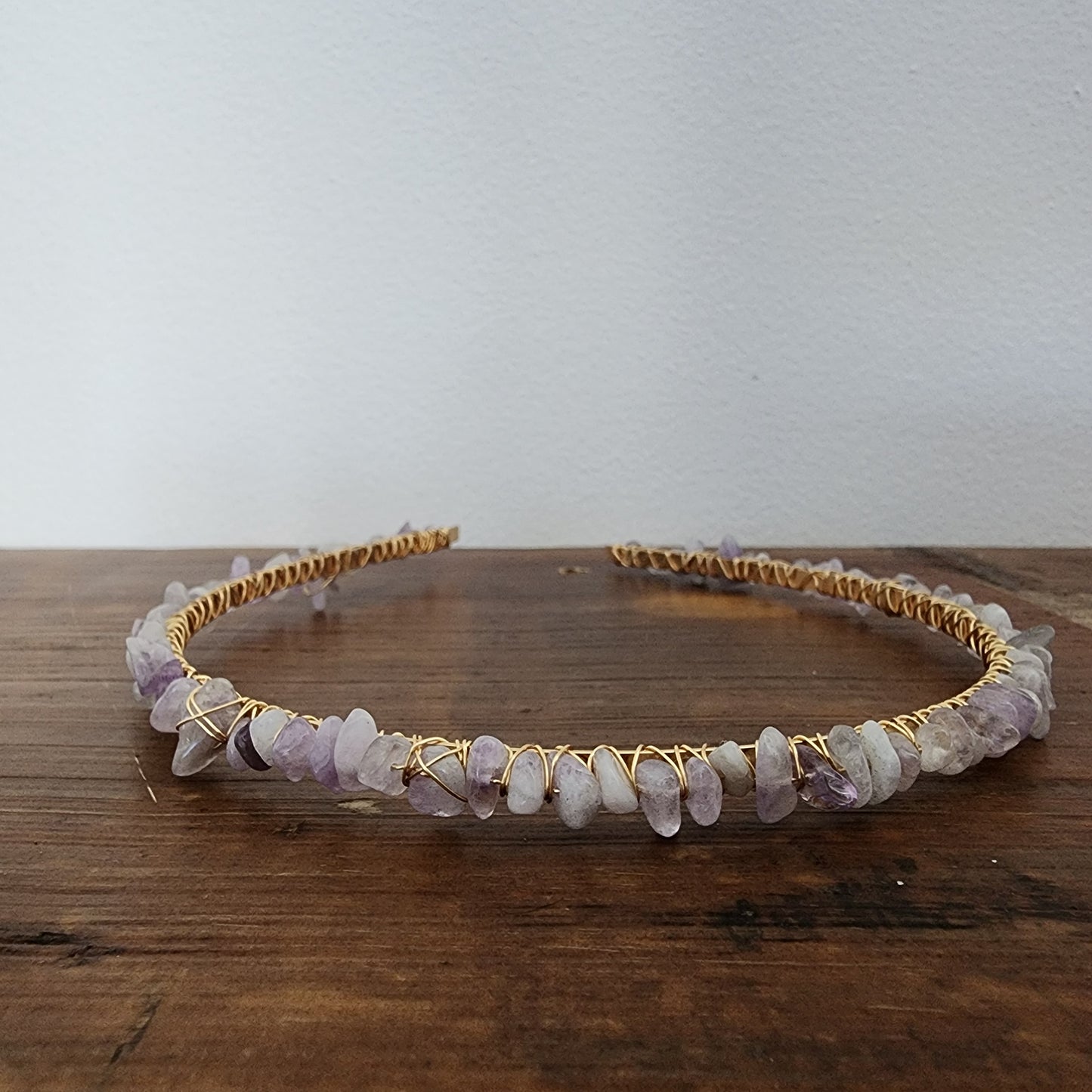 Lavender Amethyst Chip Headband