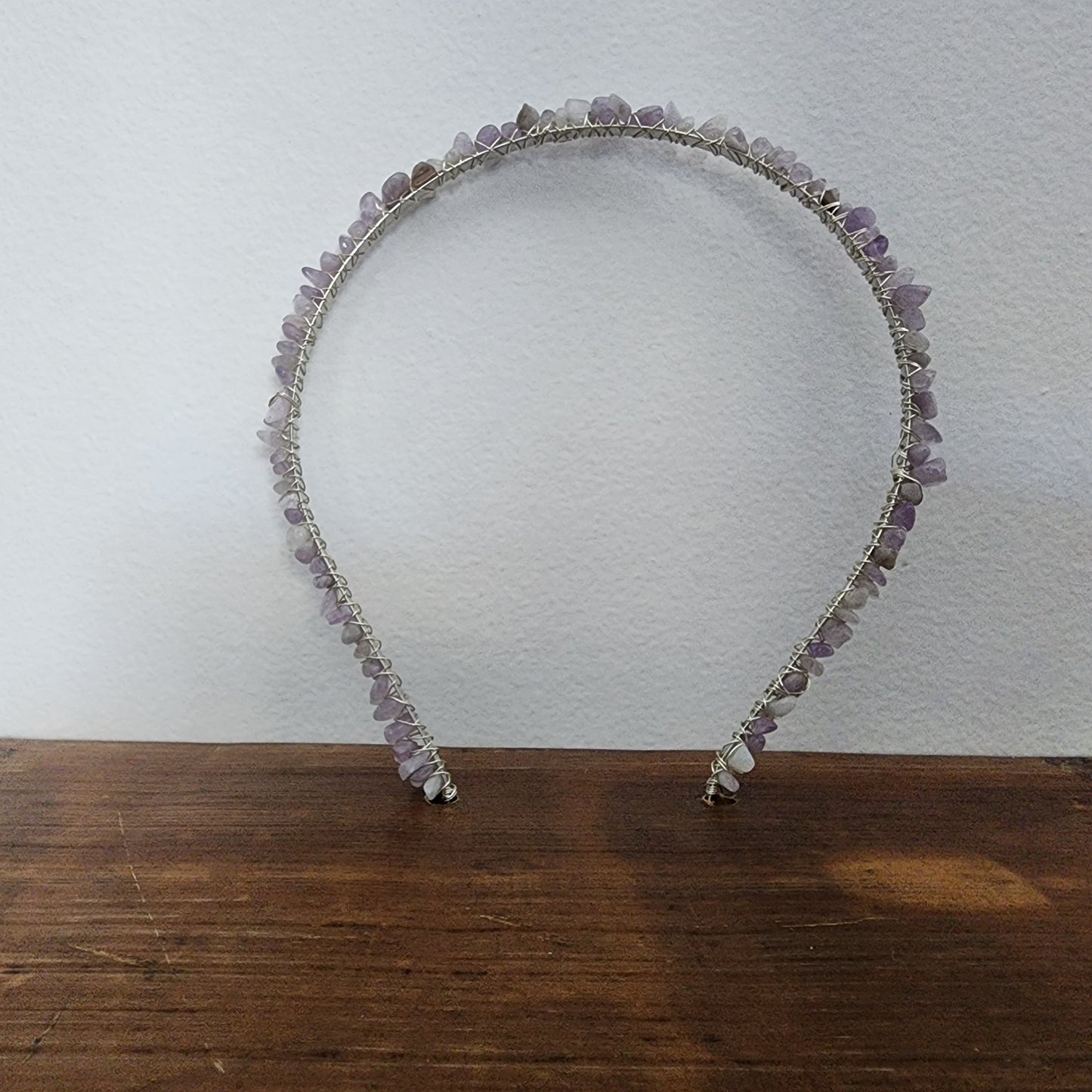 Lavender Amethyst Chip Headband