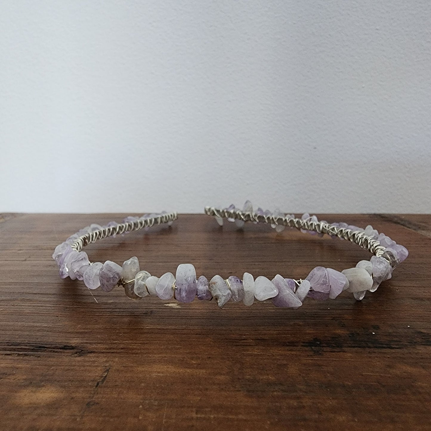 Lavender Amethyst Chip Headband