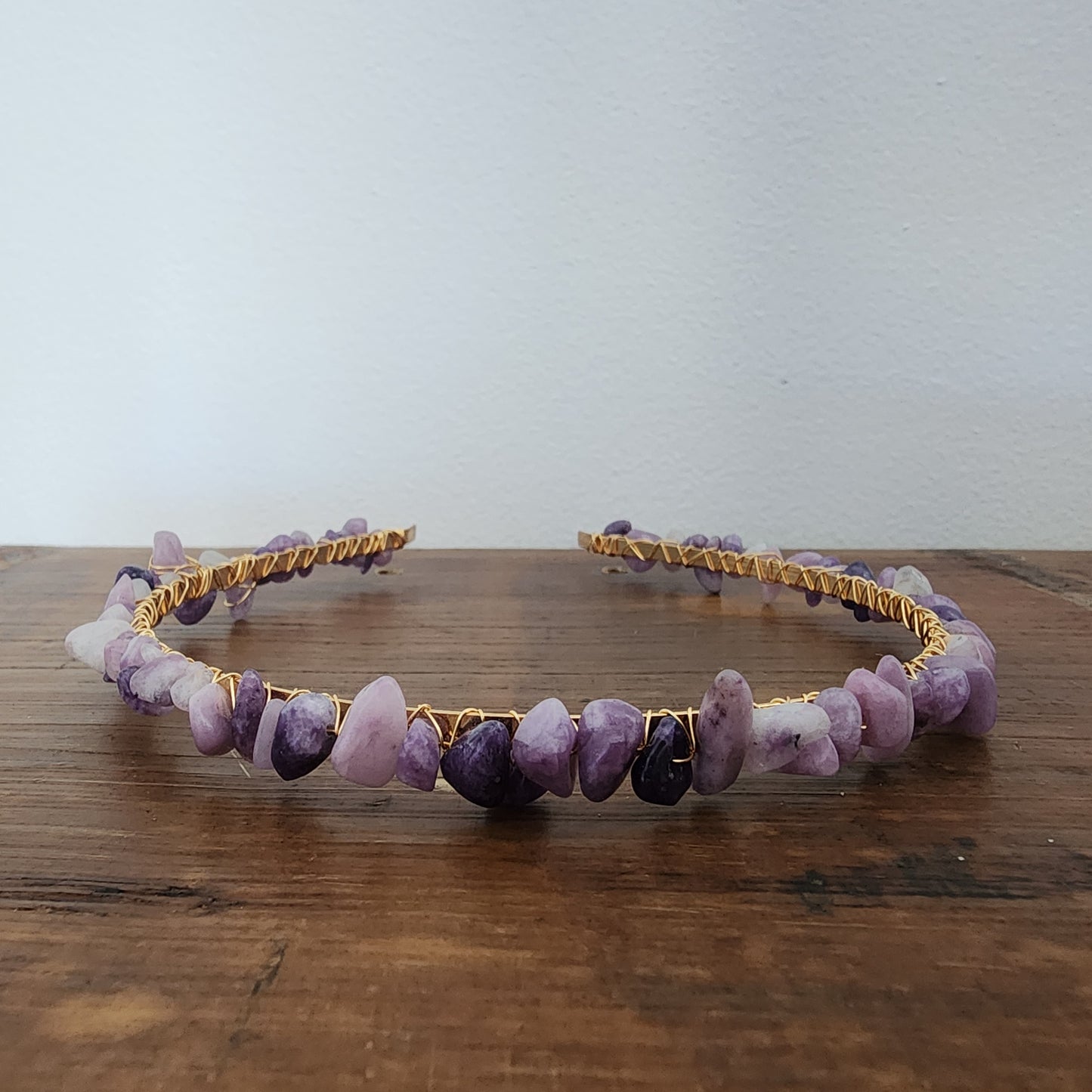 Lepidolite Chip Headband