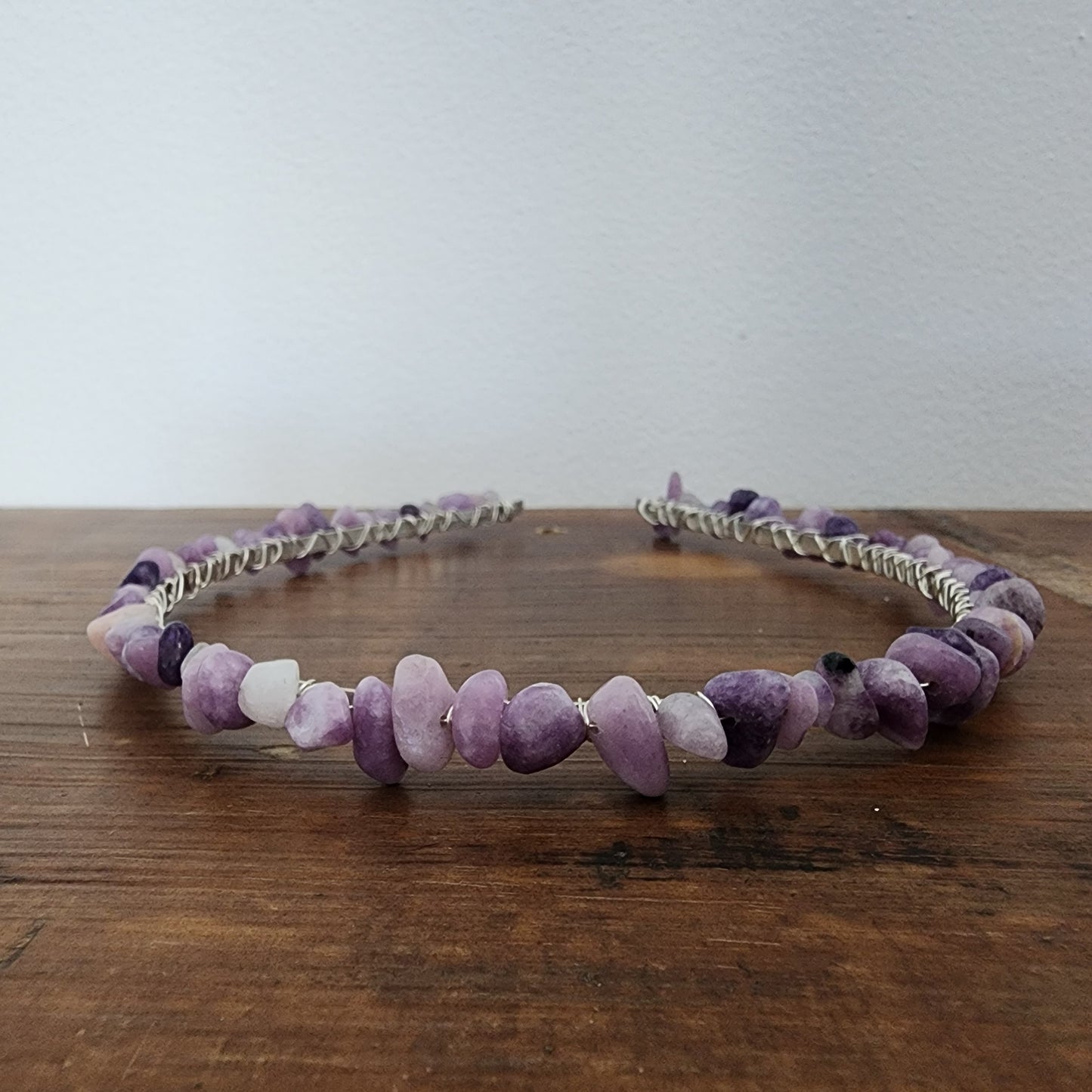 Lepidolite Chip Headband