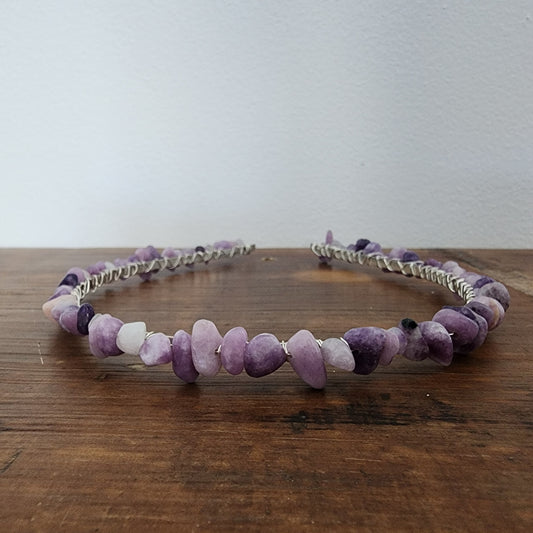 Lepidolite Chip Headband
