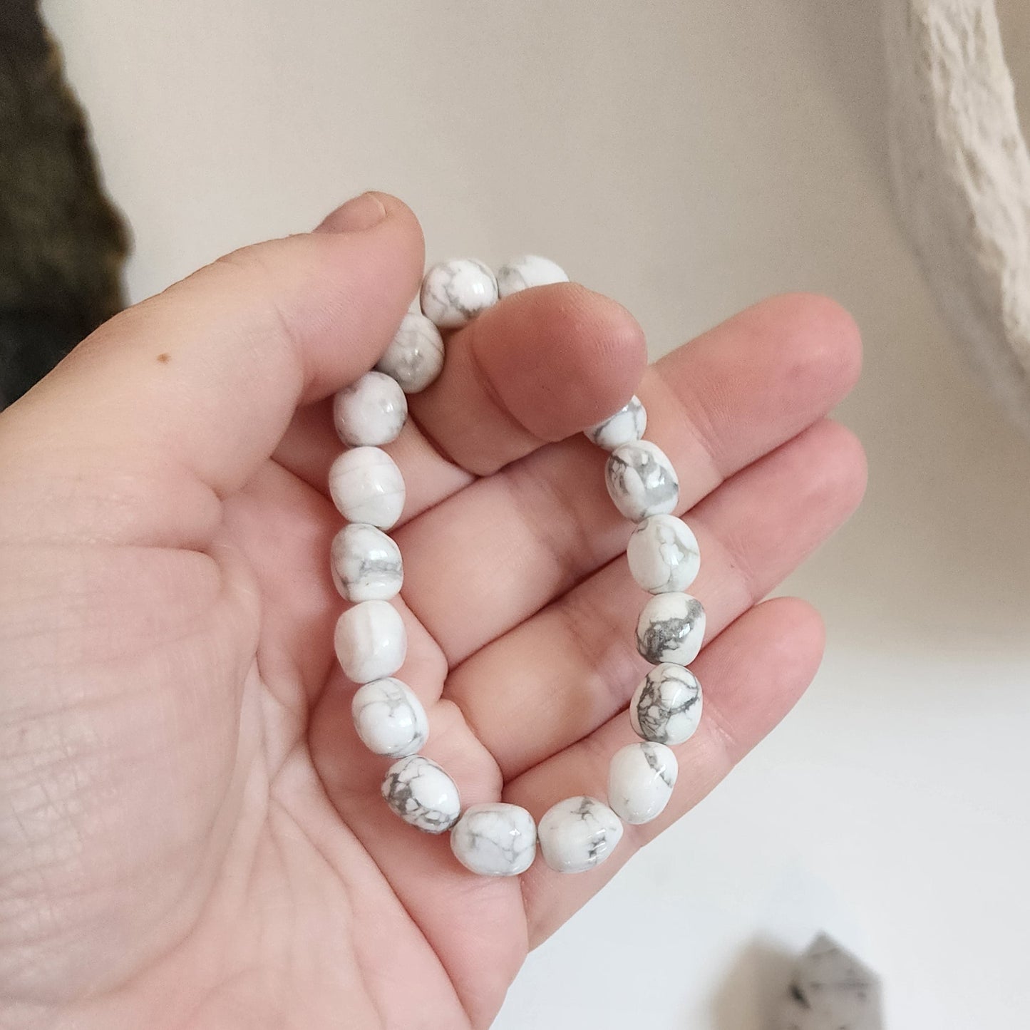 Howlite Nugget Bracelet