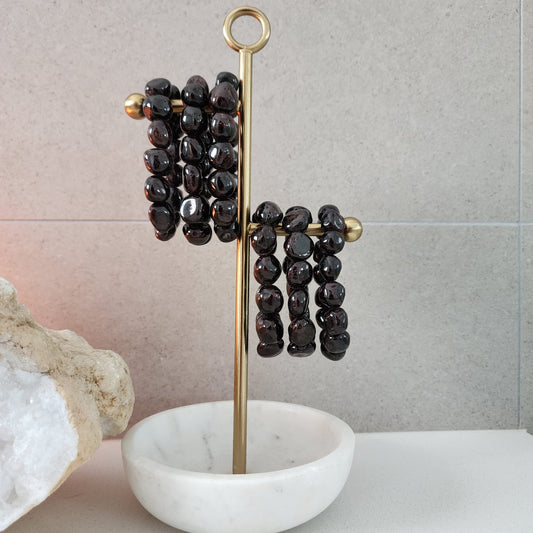 Garnet Nugget Bracelet