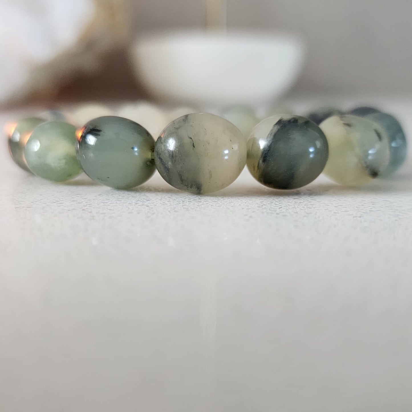 Prehnite Nugget Bracelet