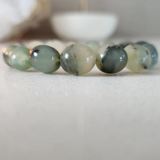 Prehnite Nugget Bracelet
