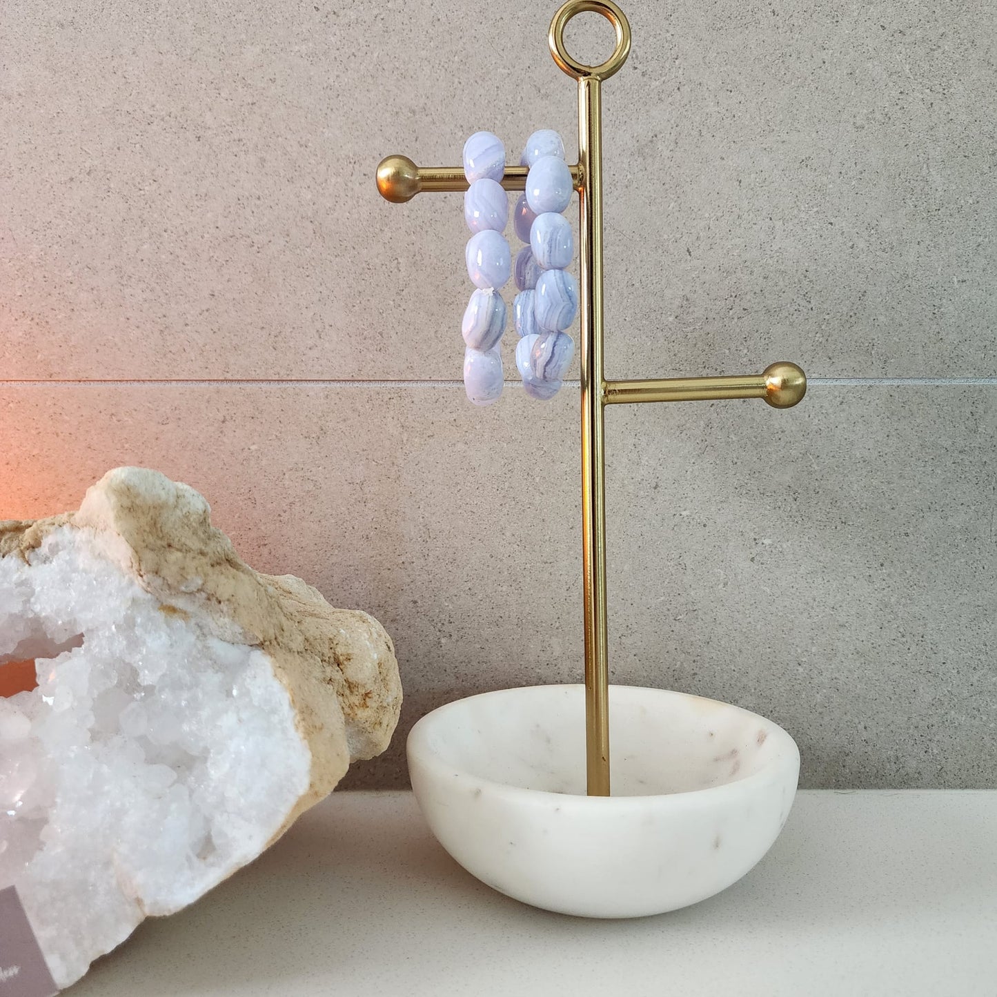 Blue Lace Agate Bracelet