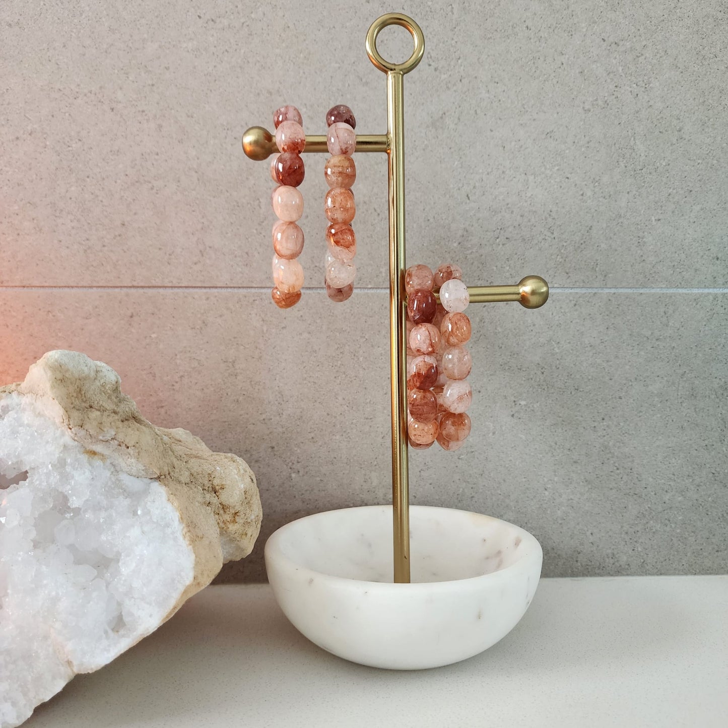 Hematoid Quartz Bracelet