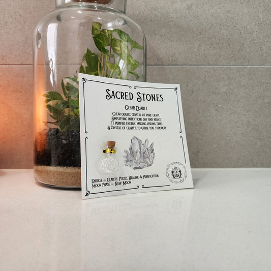 Sacred Stones – Mini Crystal Bottles