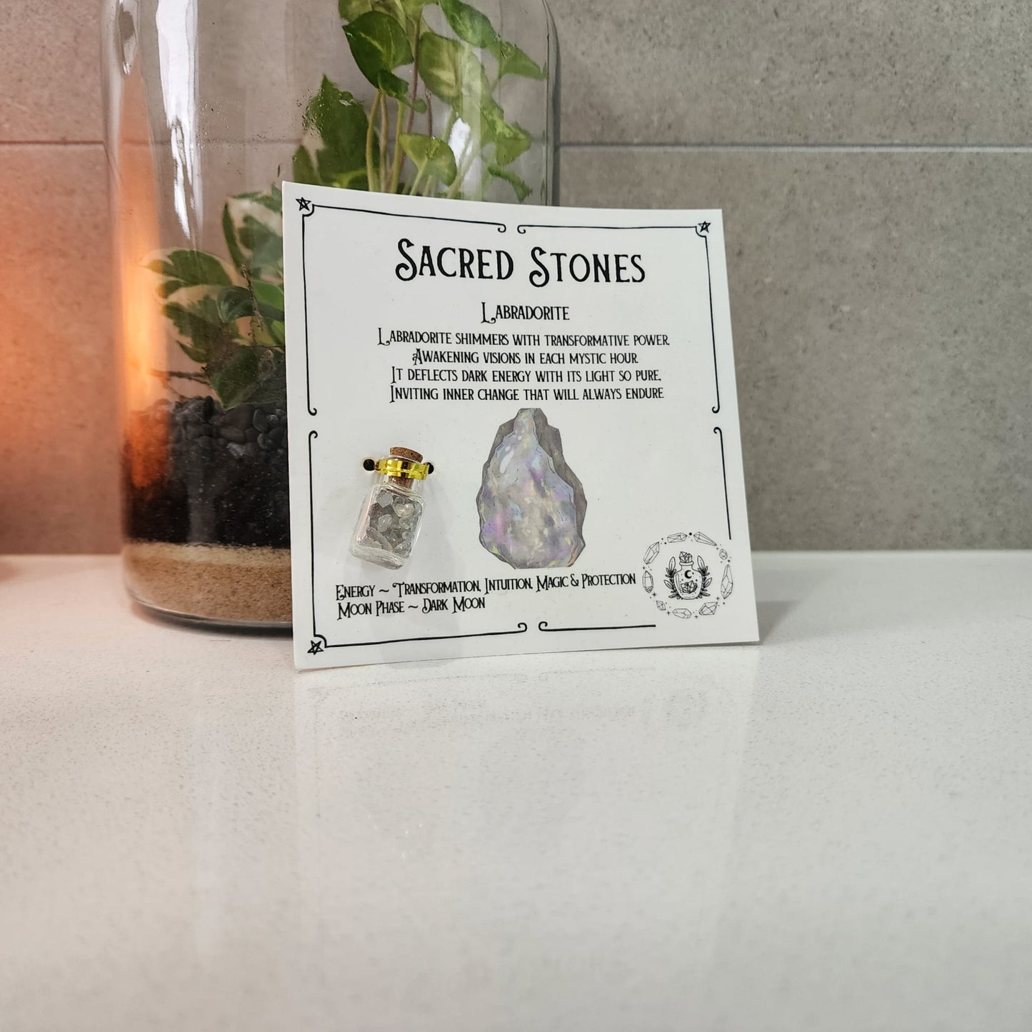 Sacred Stones – Mini Crystal Bottles