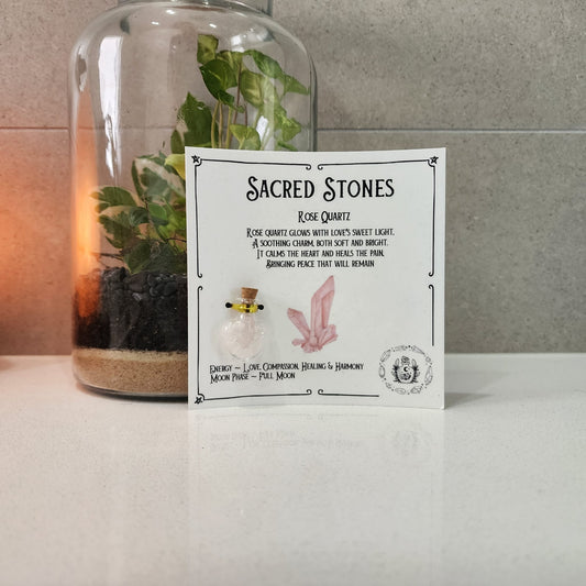 Sacred Stones – Mini Crystal Bottles