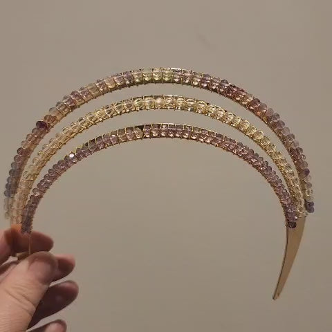 Amethyst, Fluorite, Clear Quartz Crown