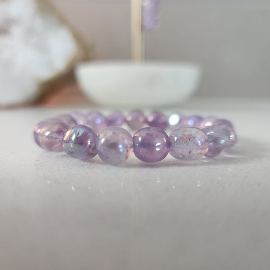 Aura Amethyst Nugget Bracelet