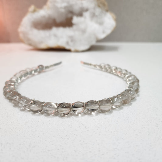 Smoky Quartz Nugget Headband