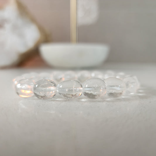Clear Quartz Small Nugget Bracelet