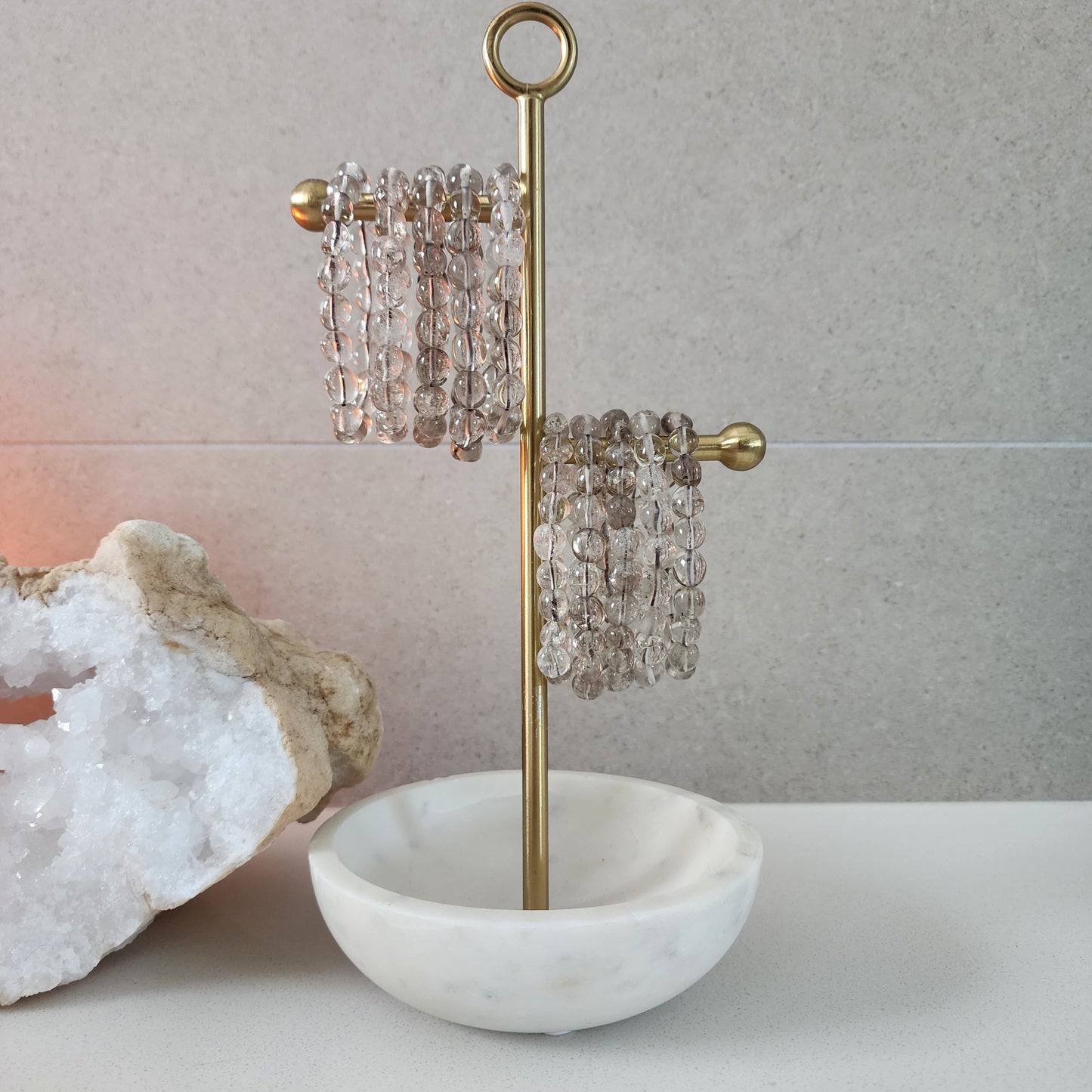 Light Smoky Quartz Nugget Bracelet