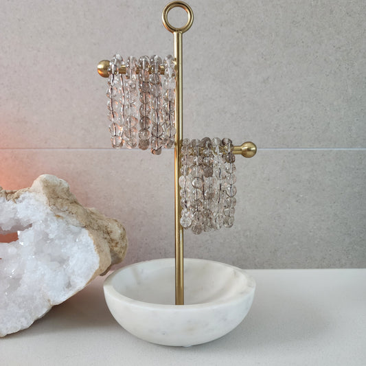 Light Smoky Quartz Nugget Bracelet