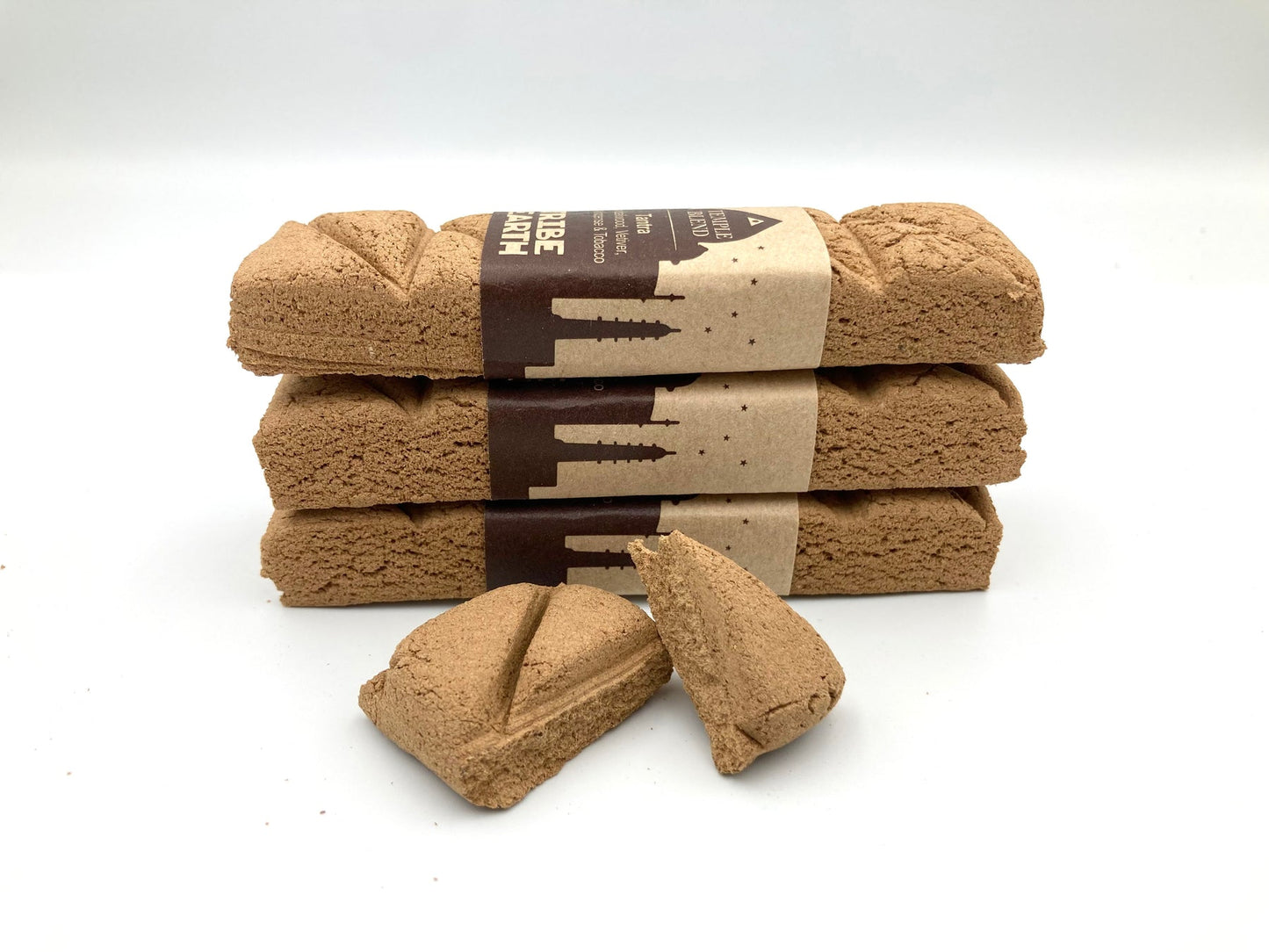 Incense Plank- Tantra - Sandalwood, Vetiver, Frankincense, Tobacco - Handmade Temple Blend - Tribe Earth