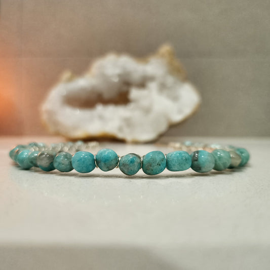 Amazonite Nugget Headband