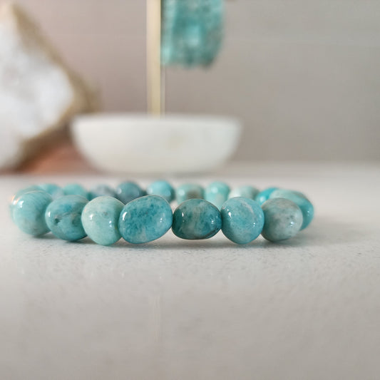 Amazonite Nugget Bracelet
