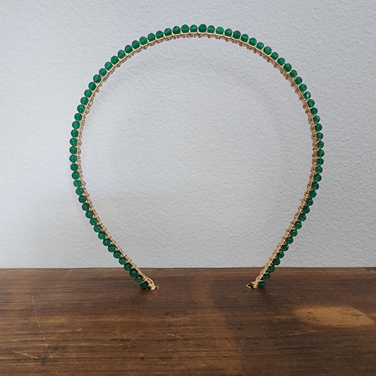 Green Onyx Headband Small