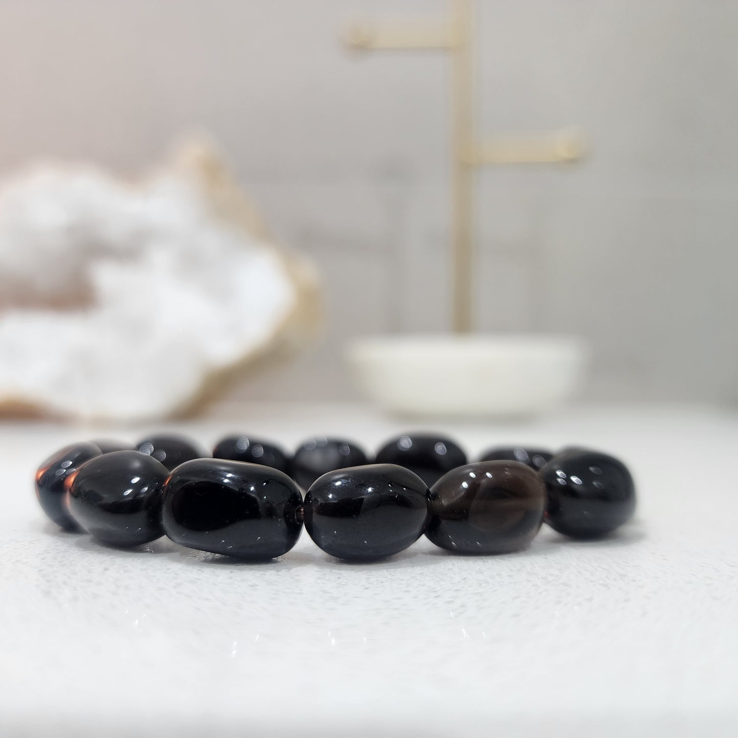 Smoky Quartz Nugget Bracelet