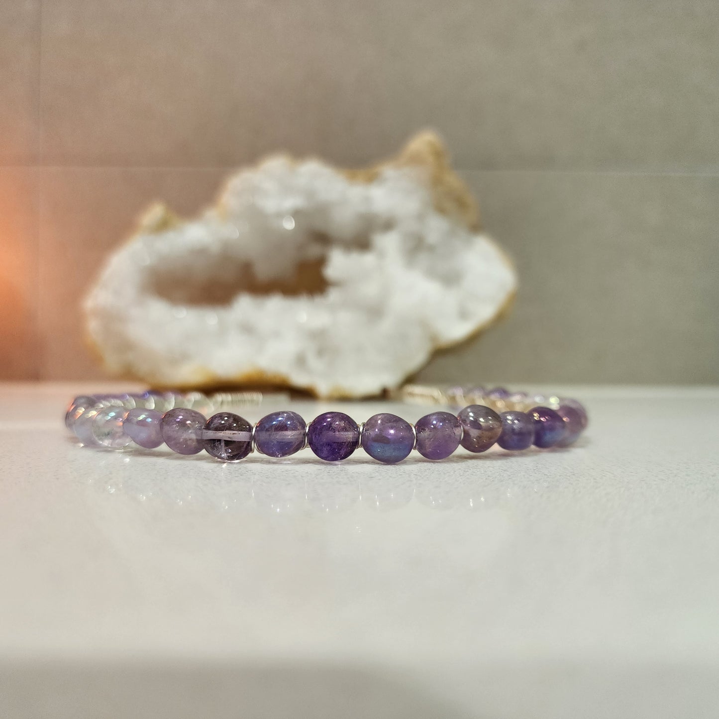 Aura Amethyst Nugget Headband