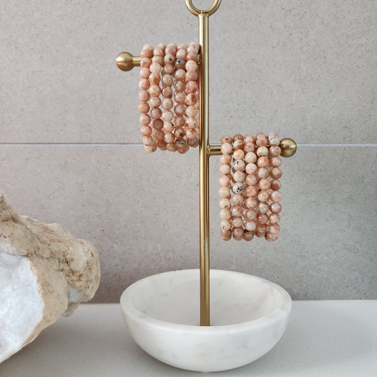 Sunstone Round Bracelet (Large)