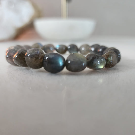 Labradorite Nugget Bracelet