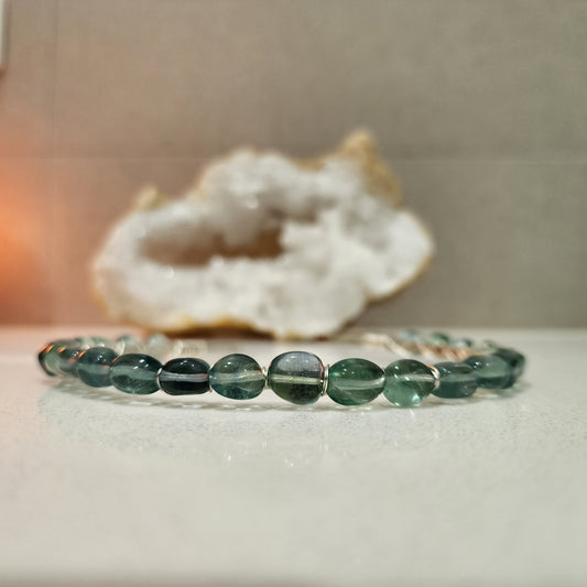 Green Fluorite Nugget Headband