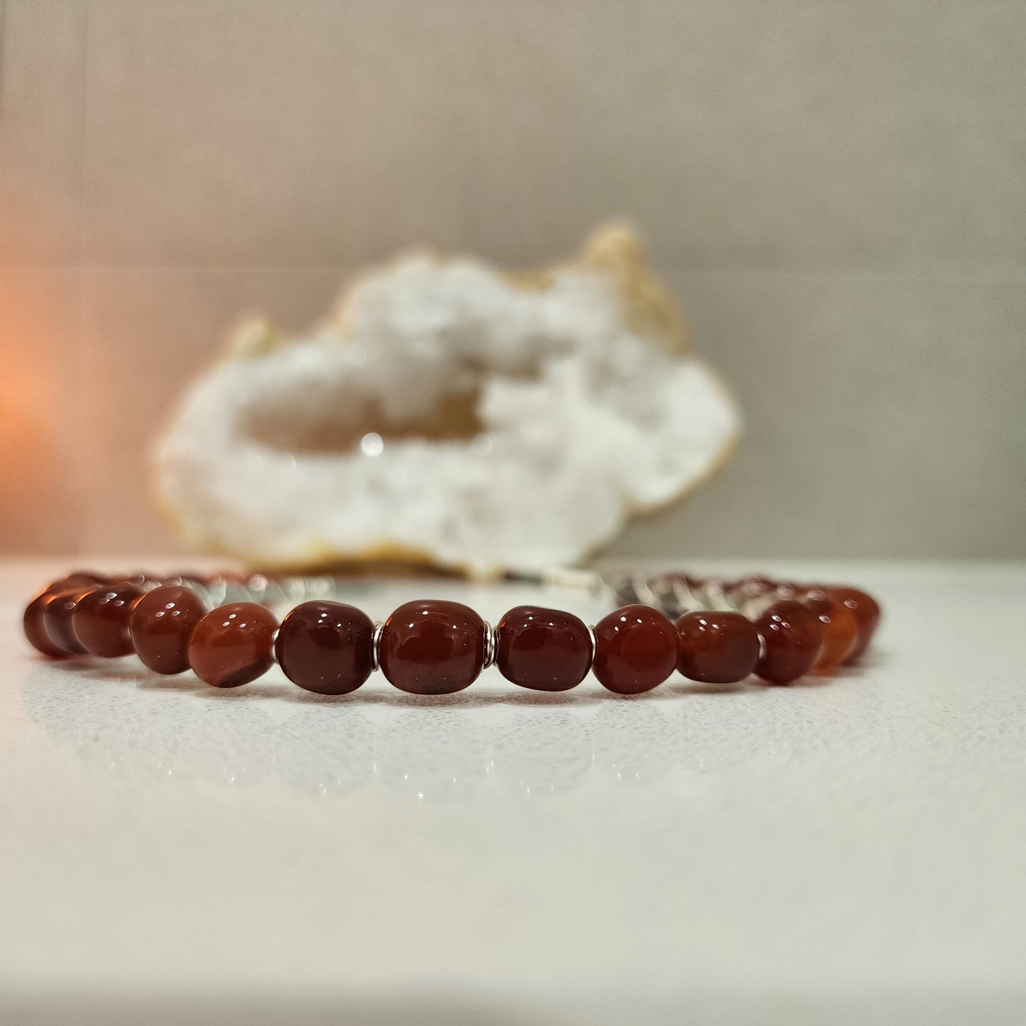 Carnelian Nugget Headband