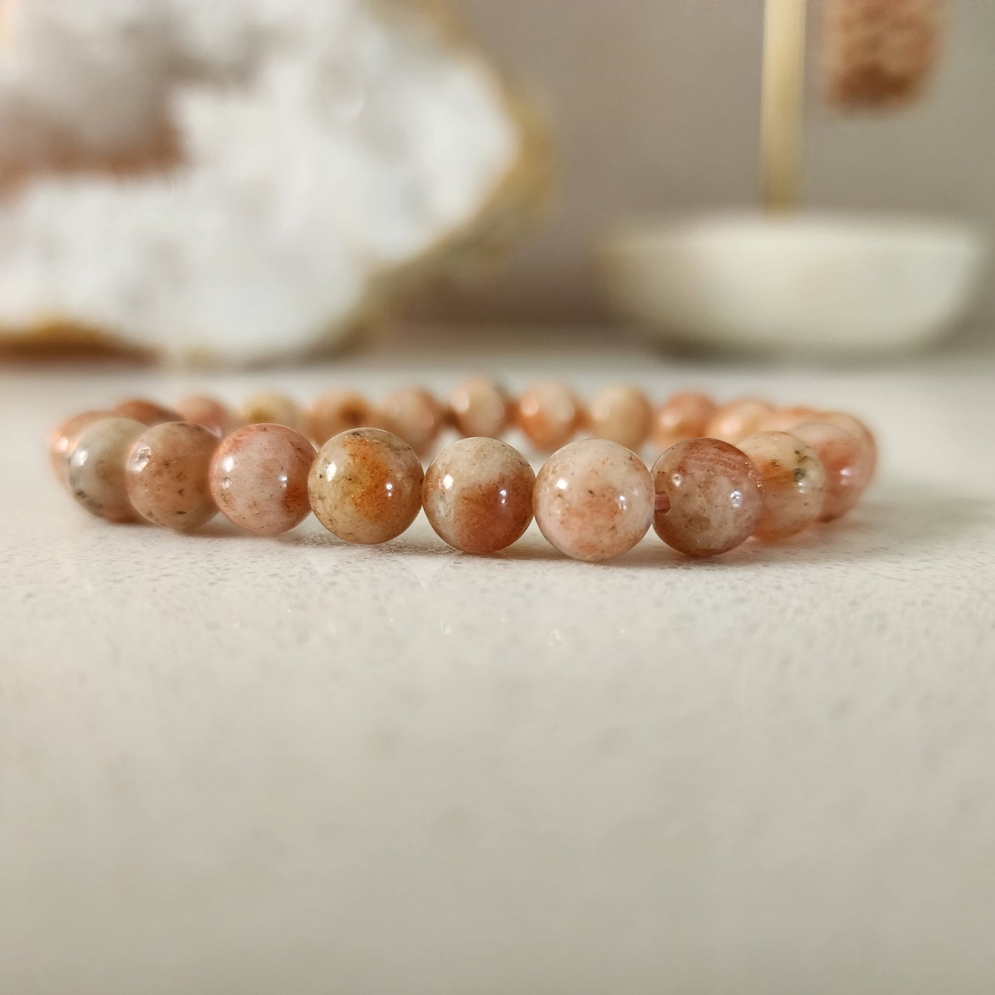 Sunstone Round Bracelet (Large)
