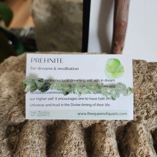 Prehnite Chip Bracelet