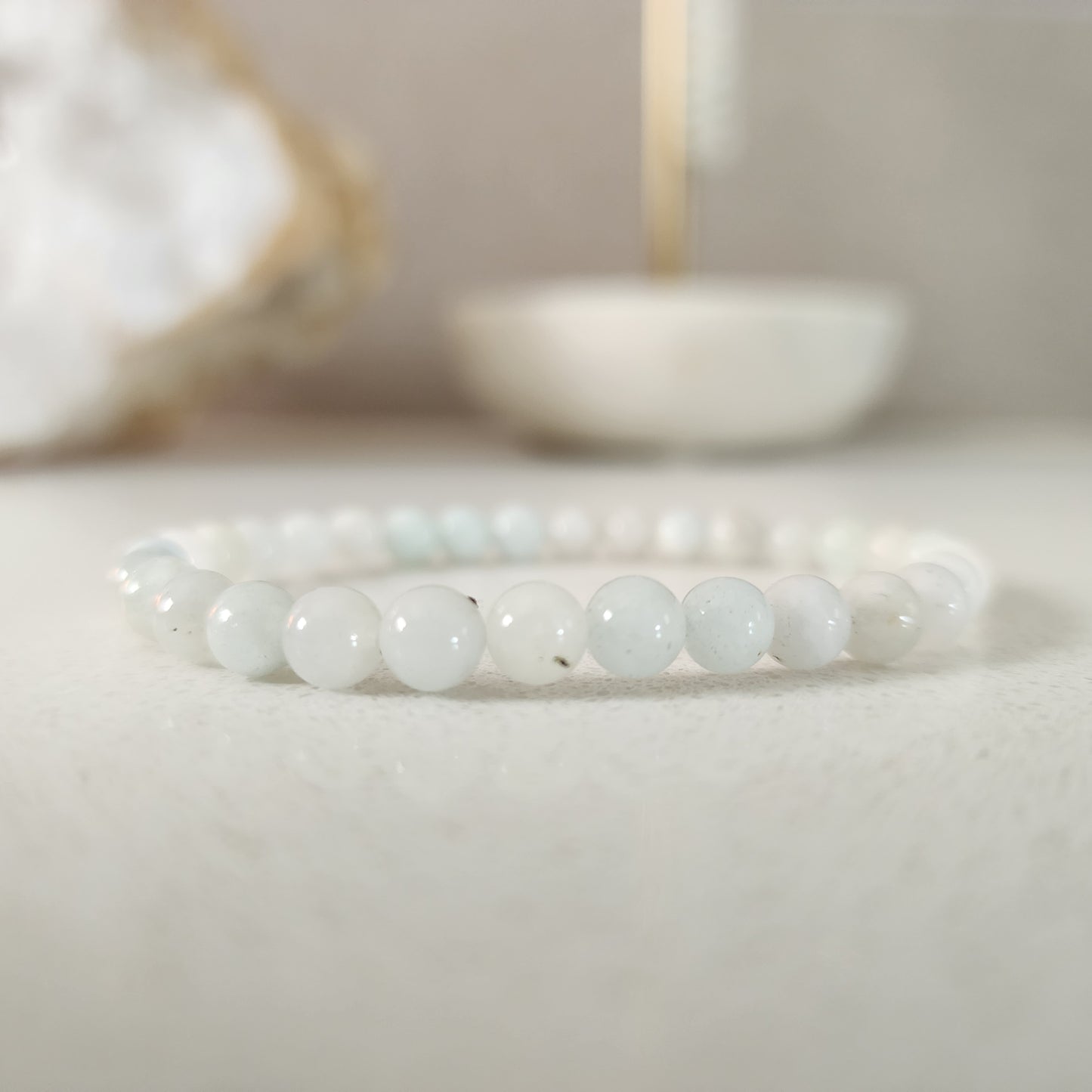 Moonstone Round Bracelet