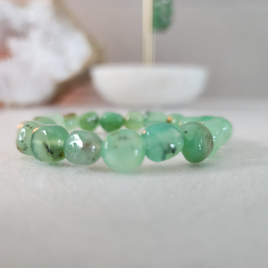 Chrysoprase Nugget Bracelet