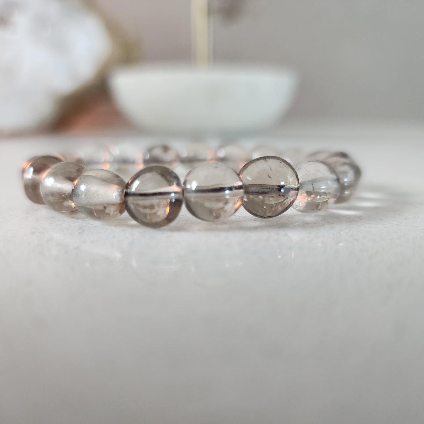Light Smoky Quartz Nugget Bracelet