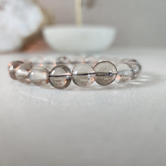 Light Smoky Quartz Nugget Bracelet