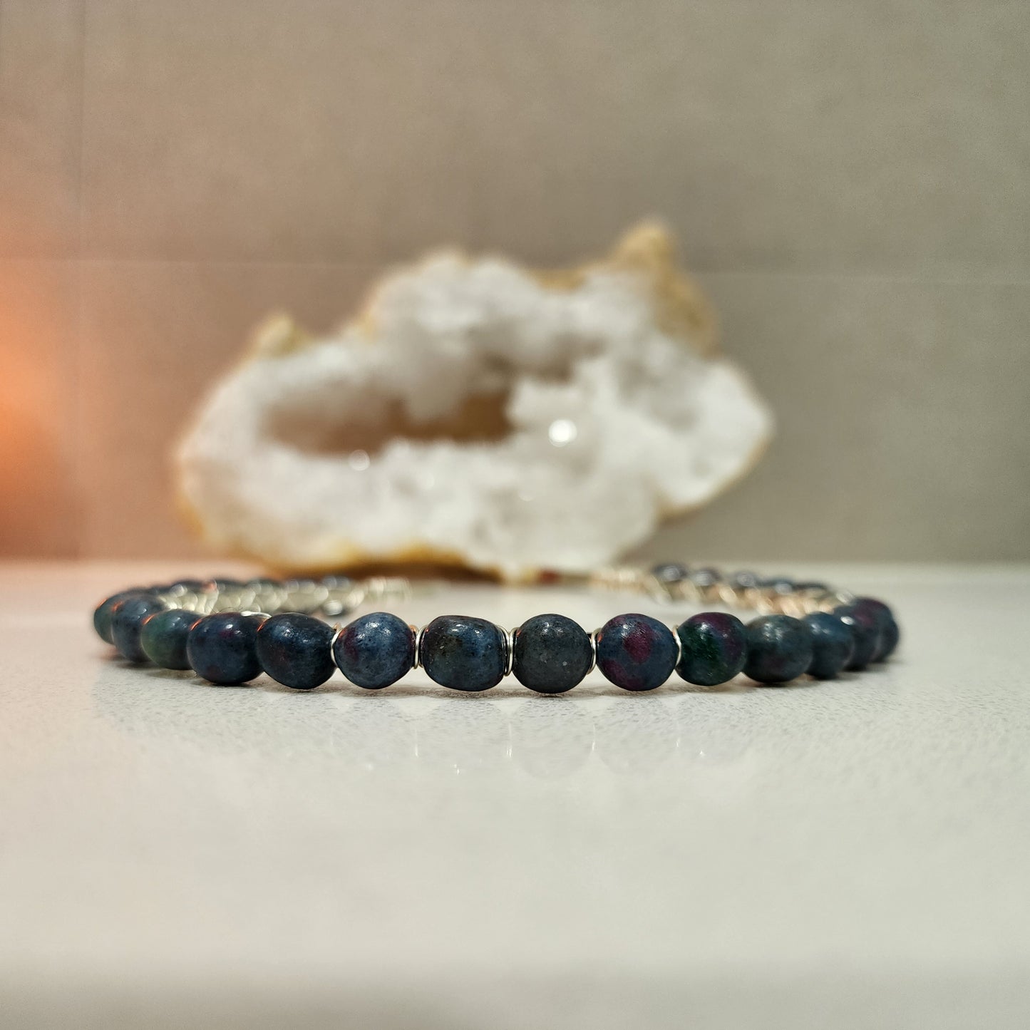 Ruby Kyanite Nugget Headband