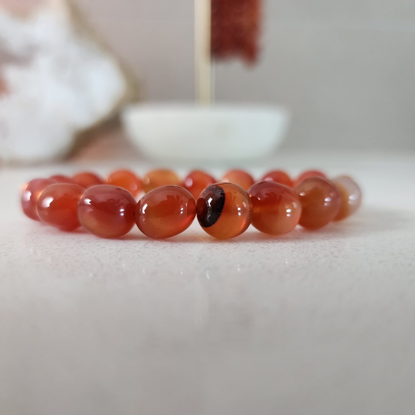 Carnelian Nugget Bracelet