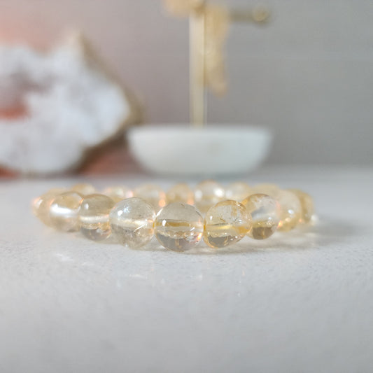 Citrine Nugget Bracelet