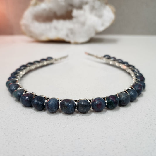 Ruby Kyanite Nugget Headband