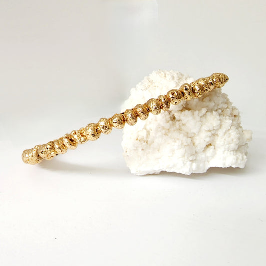 Gold Lava Nugget Headband