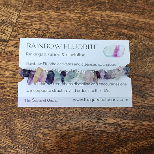 Fluorite Chip Bracelet