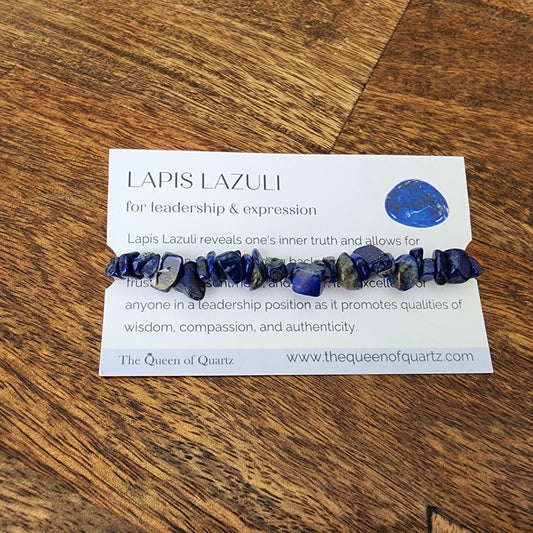 Lapis Lazuli Chip Bracelet