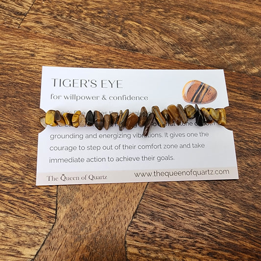 Tiger Eye Chip Bracelet