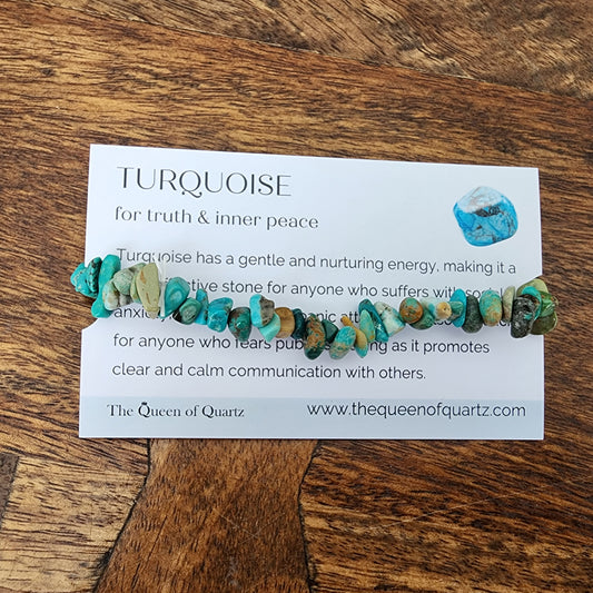 Turquoise Chip Bracelet