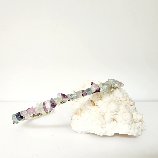 Rainbow Fluorite Chip Headband