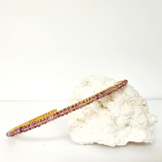 Delicate Amethyst Headband